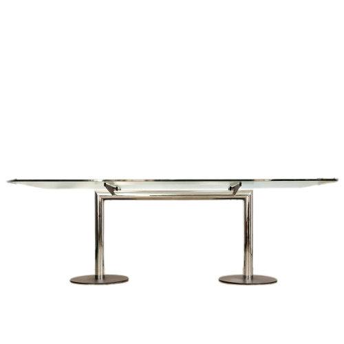Le Corbusier-style dining table.