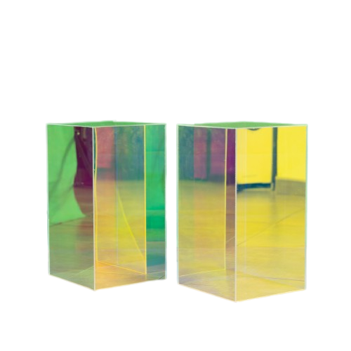 Pair of holographic blocks.